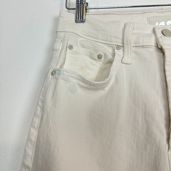 MOTHER The Tomcat High Waisted Jeans in Wash Cream Puffs Size US 26 - Picture 6 of 14